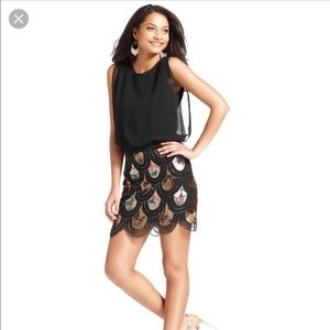 Black Betsy and Adam cocktail dress